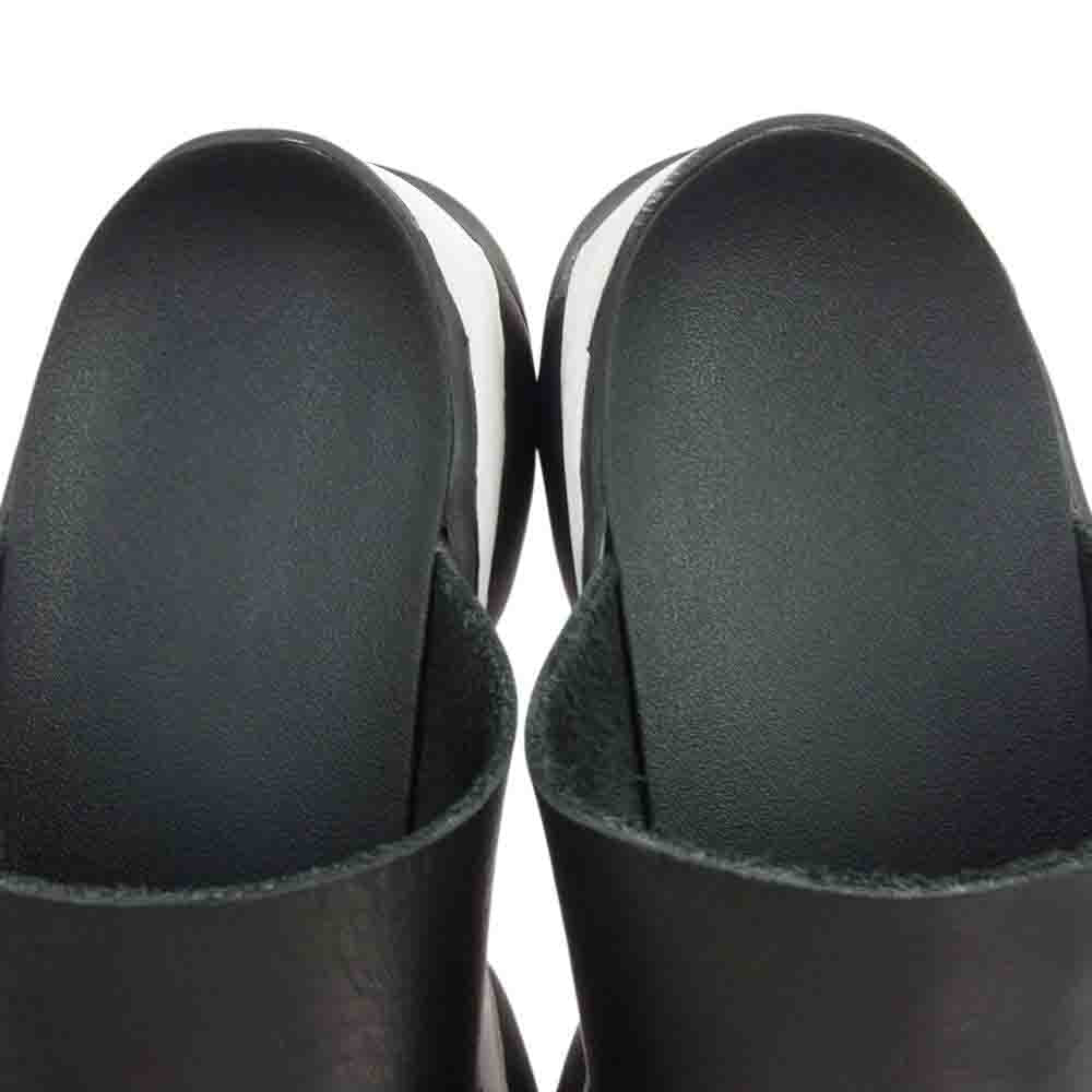LAD MUSICIAN ラッドミュージシャン 2319-901 vibram ビブラム ソール レザー スライド サンダル ブラック系 42【中古】