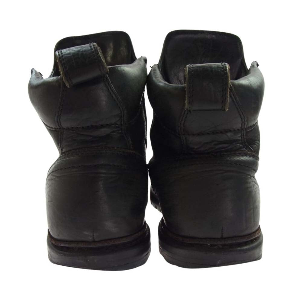 JULIUS ユリウス 12SS 377FWM2 vibram ビブラム ソール レザー サイドゴア タンク ブーツ ブラック系 1【中古】