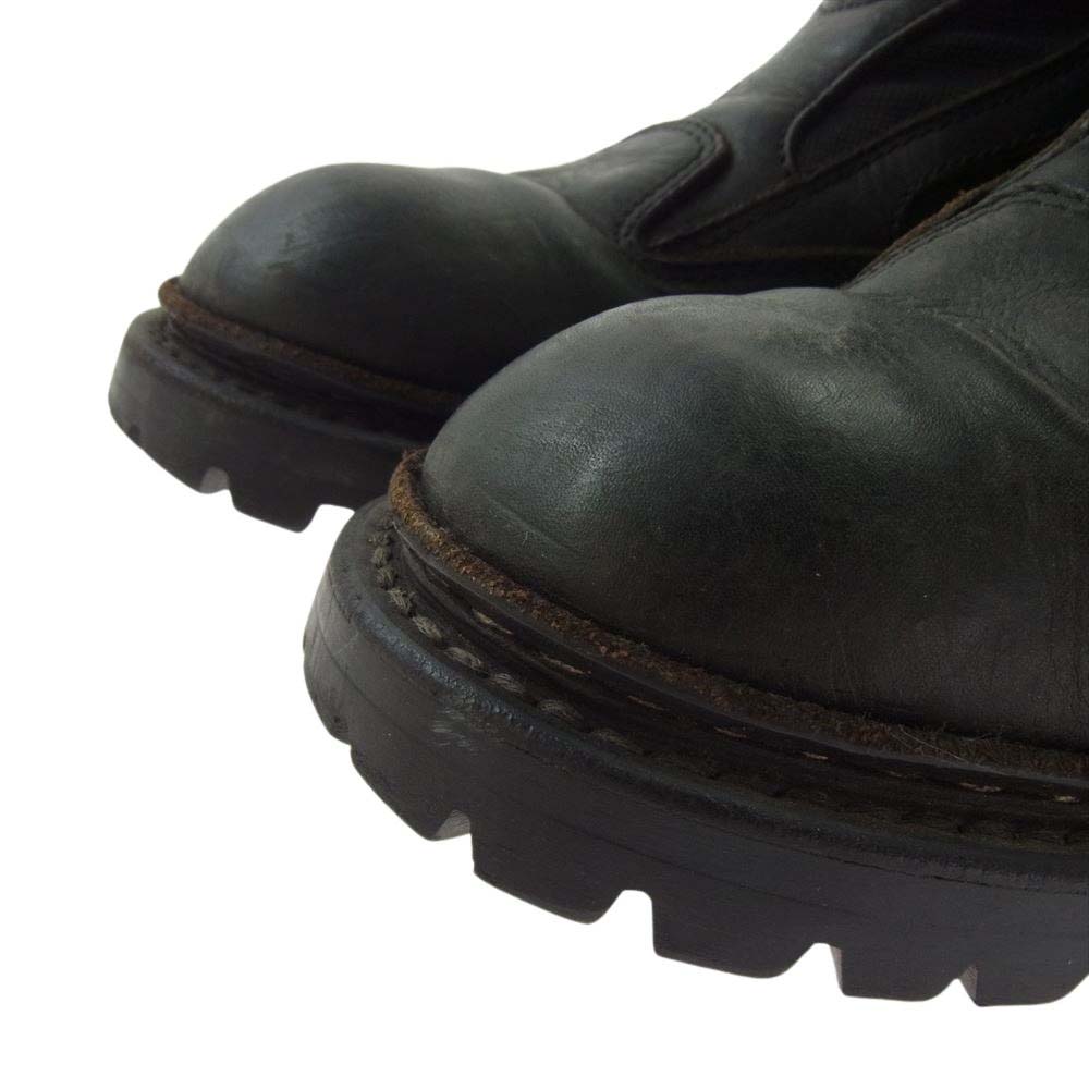 JULIUS ユリウス 12SS 377FWM2 vibram ビブラム ソール レザー サイドゴア タンク ブーツ ブラック系 1【中古】