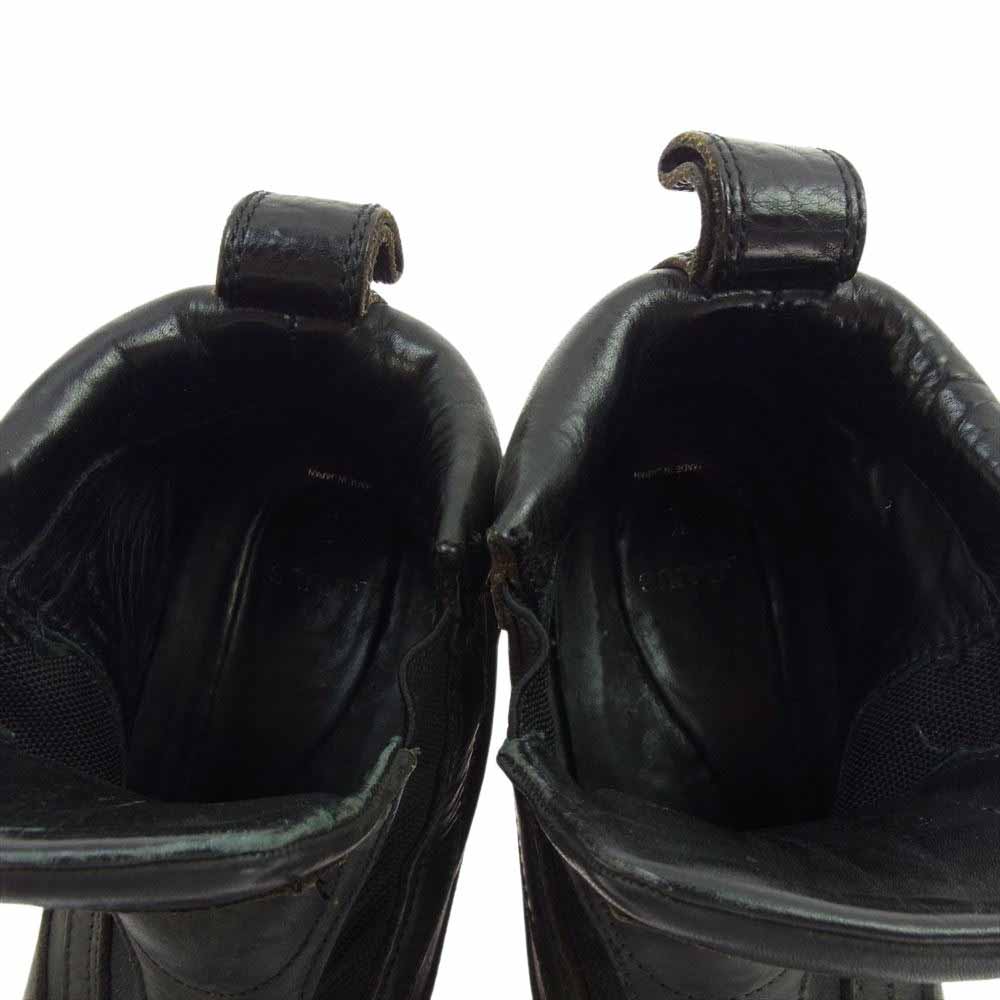 JULIUS ユリウス 12SS 377FWM2 vibram ビブラム ソール レザー サイドゴア タンク ブーツ ブラック系 1【中古】