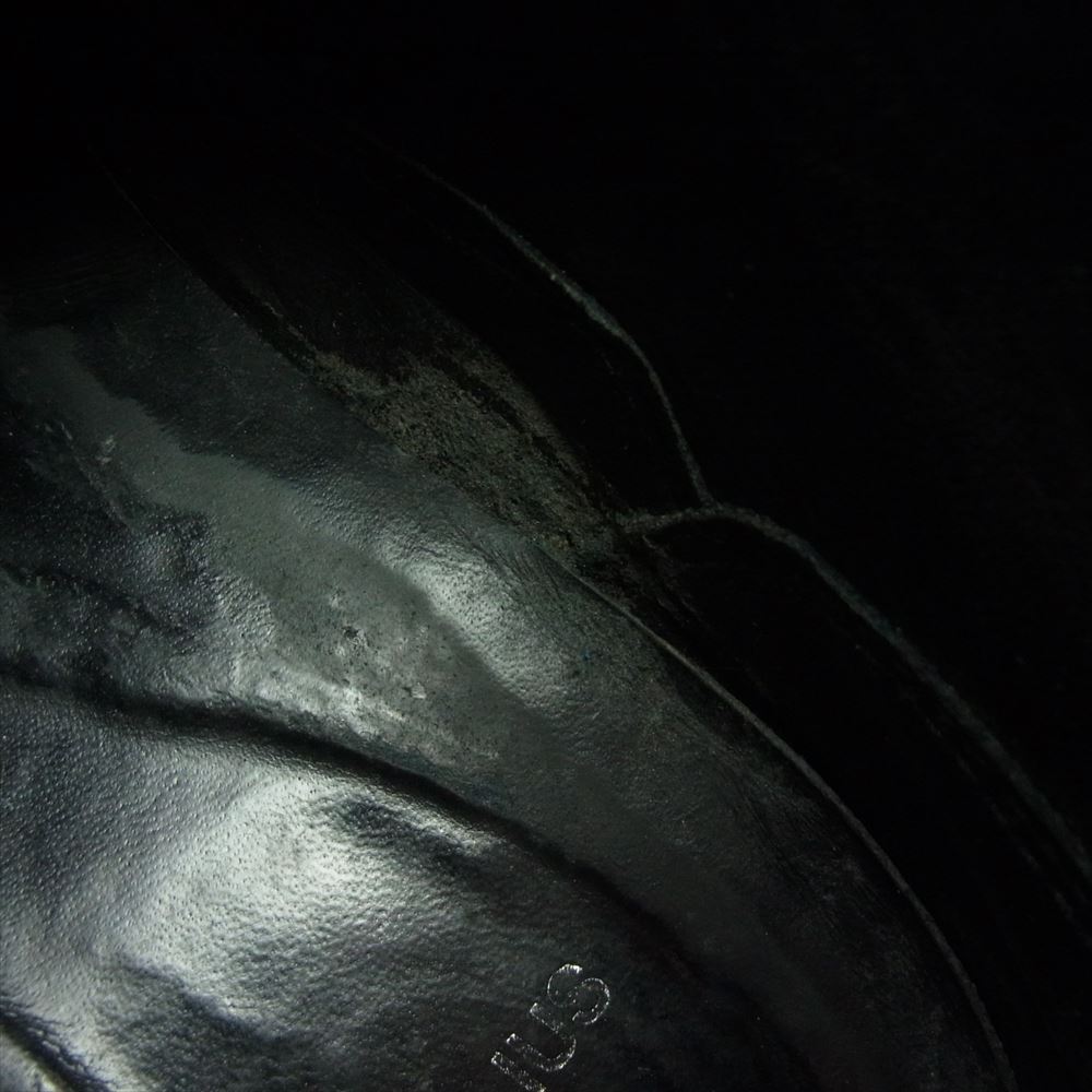 JULIUS ユリウス 12SS 377FWM2 vibram ビブラム ソール レザー サイドゴア タンク ブーツ ブラック系 1【中古】