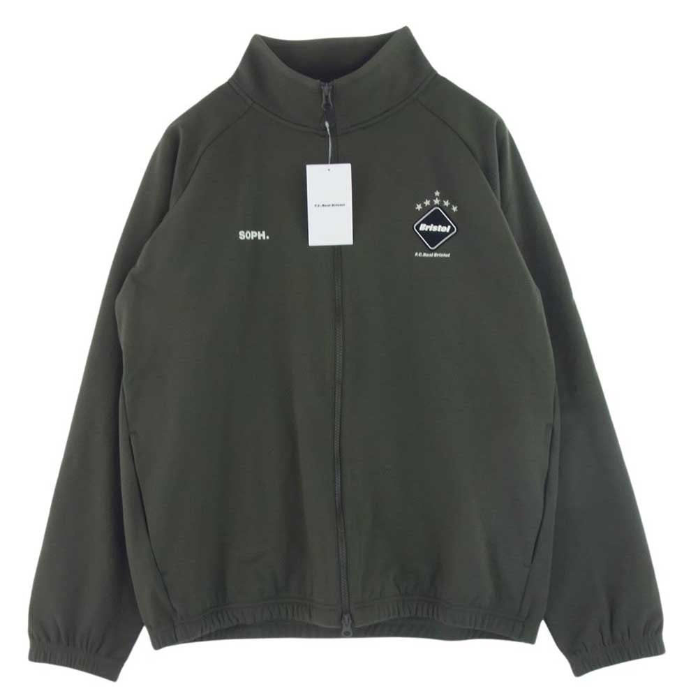 F.C.R.B. エフシーアールビー 24ss fcrb-240002 F.C.Real Bristol PDK JACKET PDKジャケット トラックジャケット mサイズ モスグリーン系 M【極上美品】【中古】