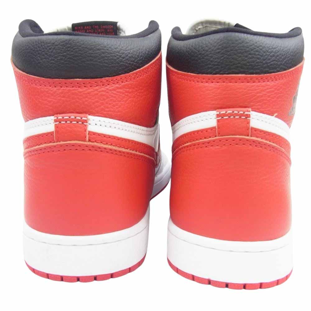 NIKE ナイキ 55088-161 AIR JORDAN 1 エアジョーダン High OG Heritage ハイ OG ヘリテージ ハイカット スニーカー レッド系 28cm【美品】【中古】