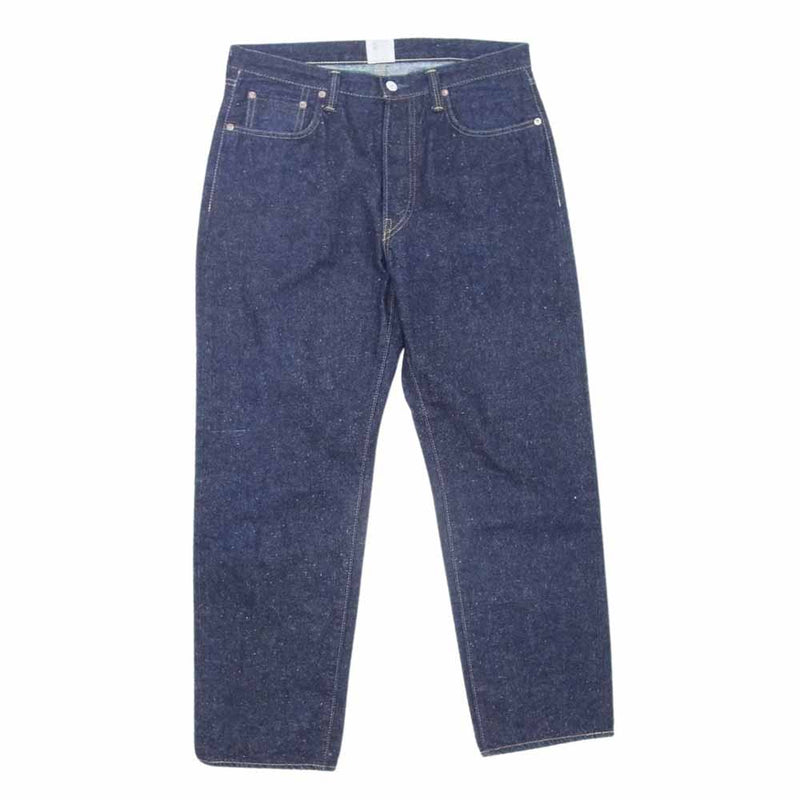 ニューマニュアル 17 LV 61's TAPERED JEANS 5ポケット フライボタン 赤耳 セルビッジ テーパード デニムパンツ インディゴブルー系 34【中古】