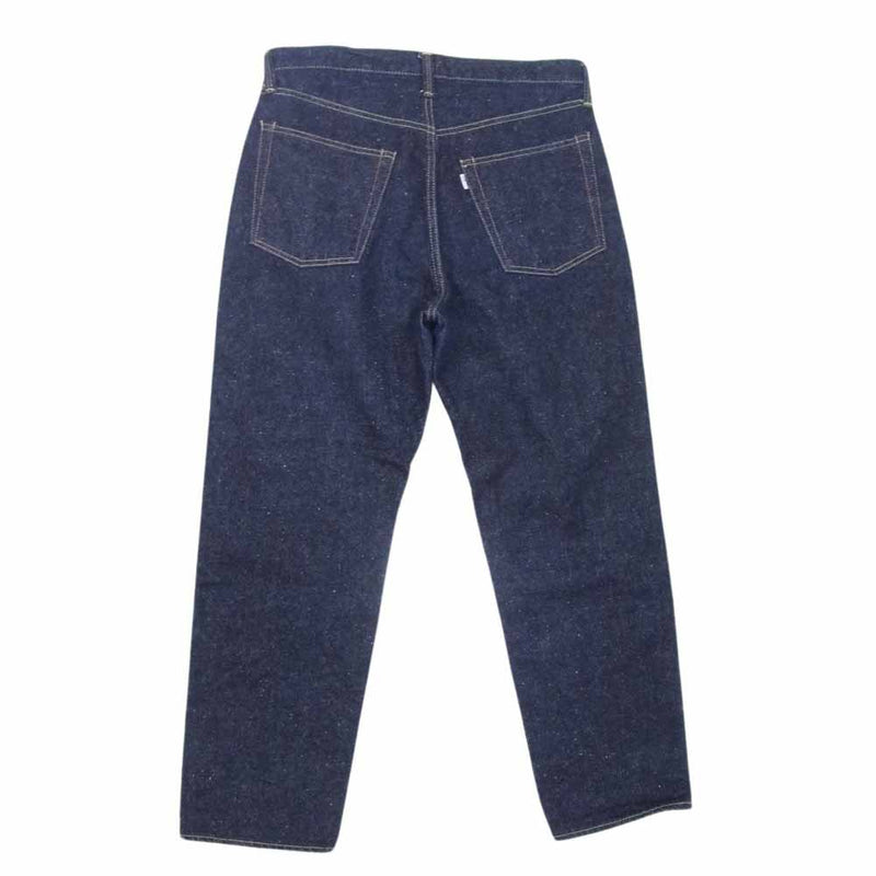 ニューマニュアル 17 LV 61's TAPERED JEANS 5ポケット フライボタン 赤耳 セルビッジ テーパード デニムパンツ インディゴブルー系 34【中古】