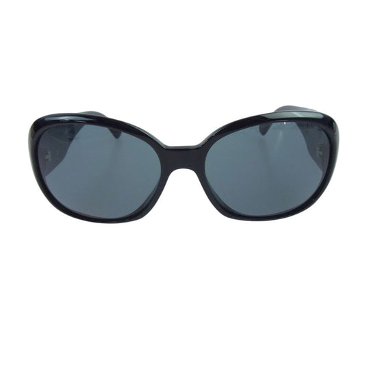 CHANEL シャネル イタリア製 フラワー サングラス アイウェア ブラック系 56□16【中古】