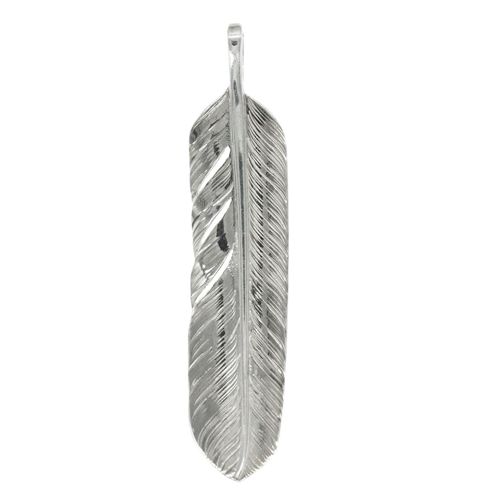 TARO WASHIMI ワシミタロウ 鷲見太郎 販売証明カード付属 Arabesque large size feather top アラベスク フライト 唐草 フェザー トップ シルバー系【中古】