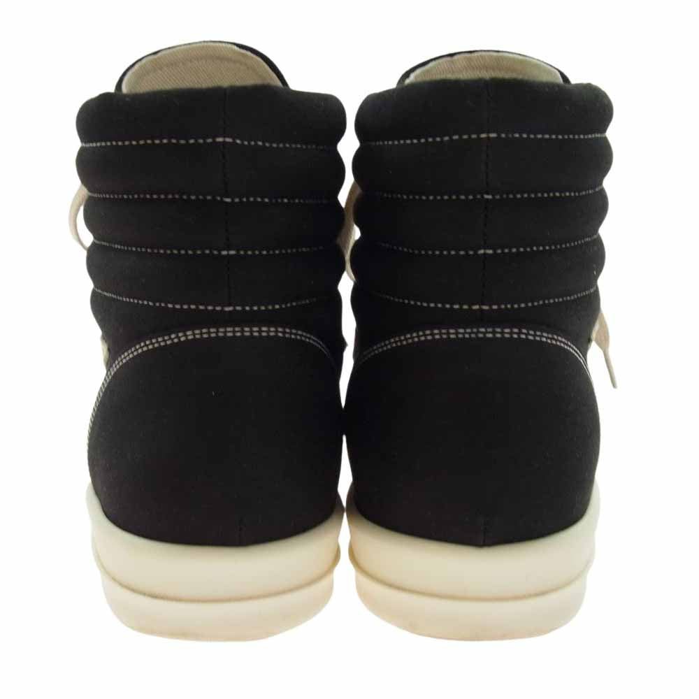 Rick Owens リックオウエンス 24SS DU01D1810 NDKLVS DRKSHDW VINTAGE HIGH SNEAKS ダークシャドウ ヴィンテージ ハイカット スニーカー ブラック系 43【中古】