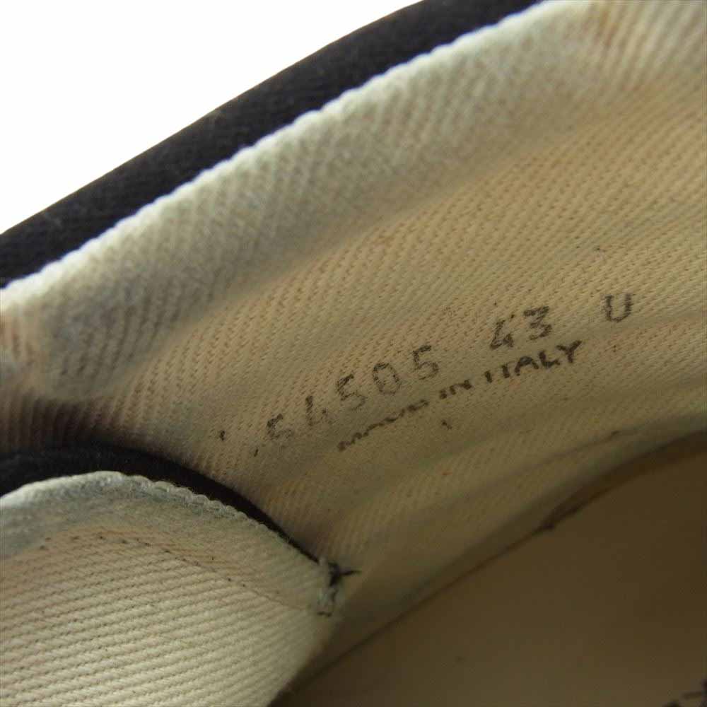 Rick Owens リックオウエンス 24SS DU01D1810 NDKLVS DRKSHDW VINTAGE HIGH SNEAKS ダークシャドウ ヴィンテージ ハイカット スニーカー ブラック系 43【中古】