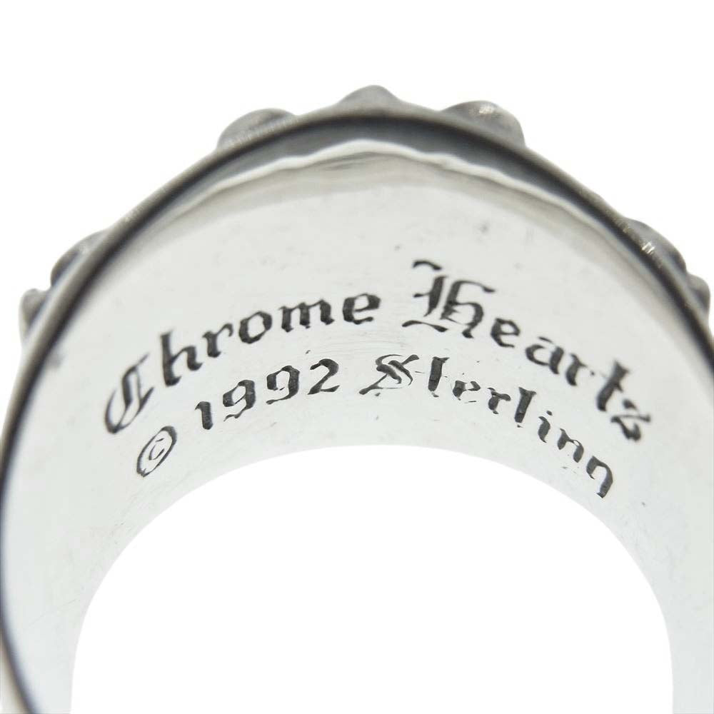 CHROME HEARTS クロムハーツ（原本無） KEEPER RING キーパー リング 指輪 シルバー系 25号【中古】
