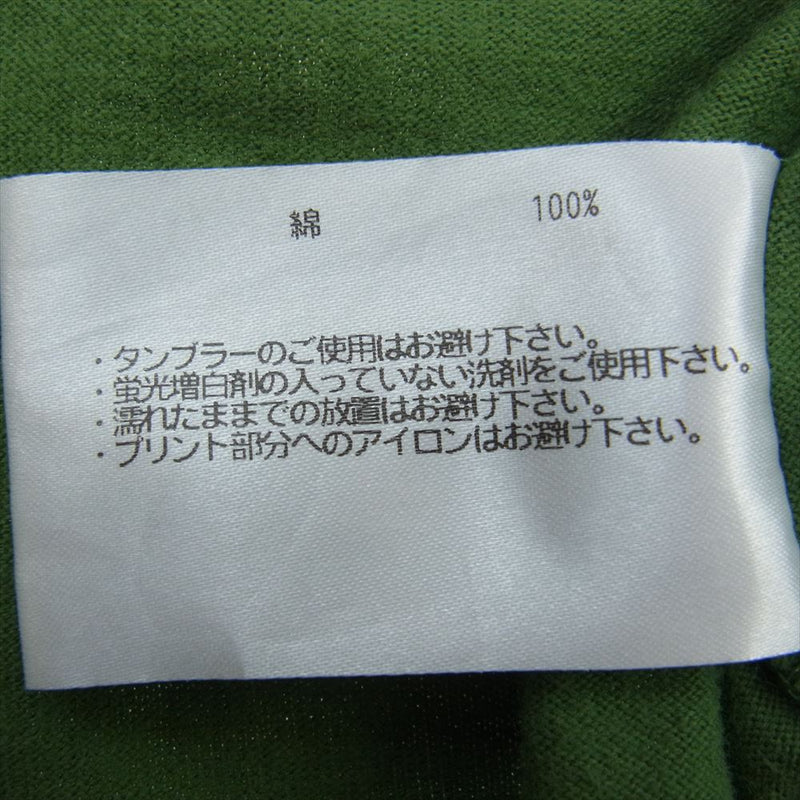 LOOPWHEELER ループウィラー ポケット Tシャツ ブリティッシュグリーン グリーン系 LARGE【中古】