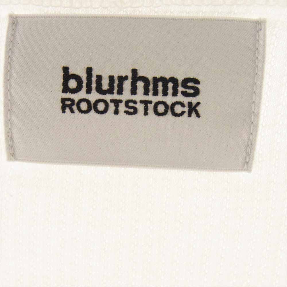 ブラームスルーツストック BHS-RKSS17018  Rough Smooth Thermal Loose Fit Over Neck ルーズフィット オーバー ネック 半袖 Tシャツ カットソー ホワイト系【中古】