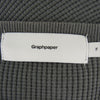 GRAPHPAPER グラフペーパー 21SS GM211-70139B Waffle L S Tee ワッフル 長袖 Tシャツ ロング スリーブ  カットソー グレー系 F【中古】