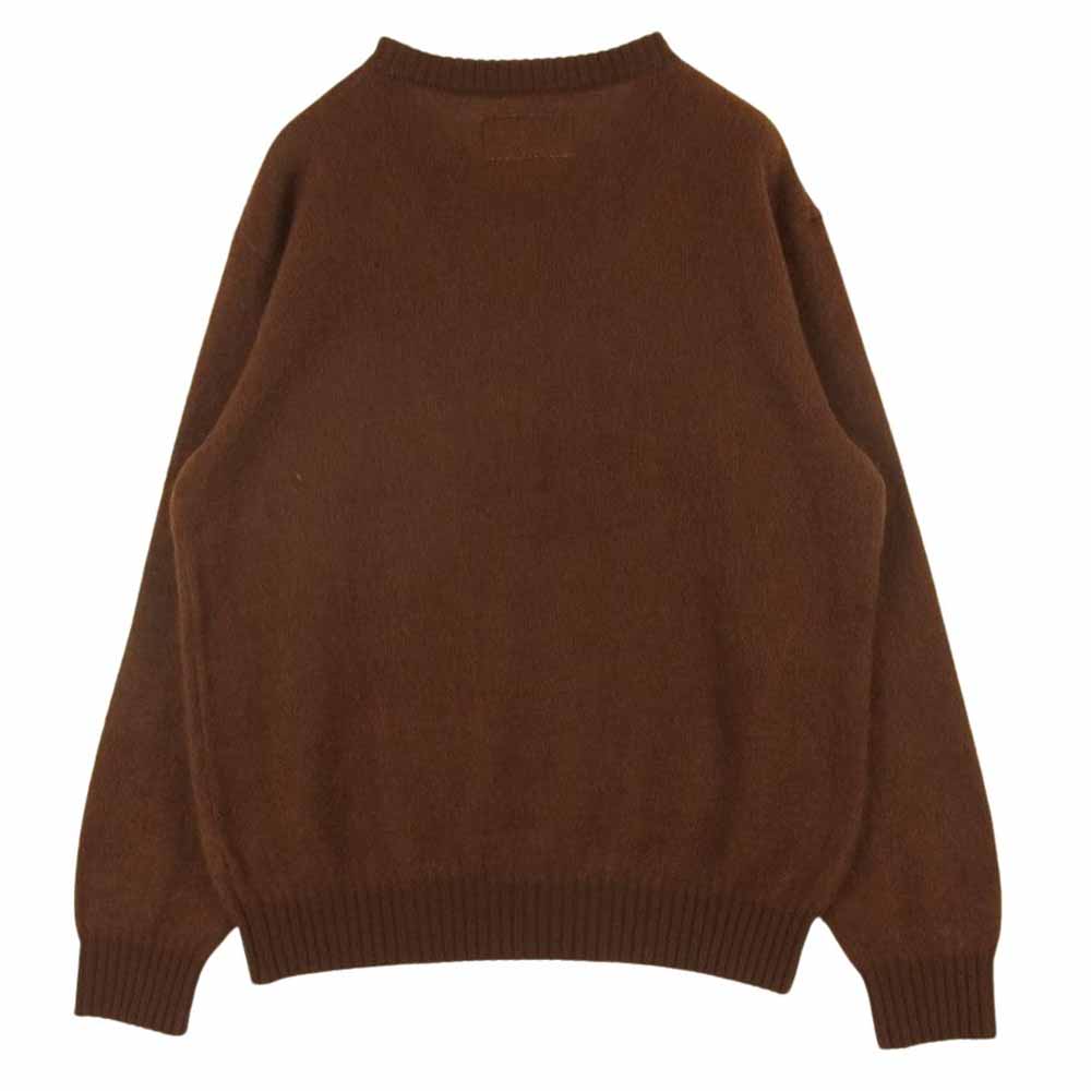 WACKO MARIA ワコマリア ウール モヘア モヘヤ ニット セーター ブラウン系 M【中古】