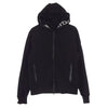 MONCLER モンクレール 21AW H20918G00035V8183 MAGLIA CARDIGAN フードロゴ刺繍 ジップ アップ スウェット パーカー ブラック系 M【中古】