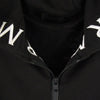 MONCLER モンクレール 21AW H20918G00035V8183 MAGLIA CARDIGAN フードロゴ刺繍 ジップ アップ スウェット パーカー ブラック系 M【中古】