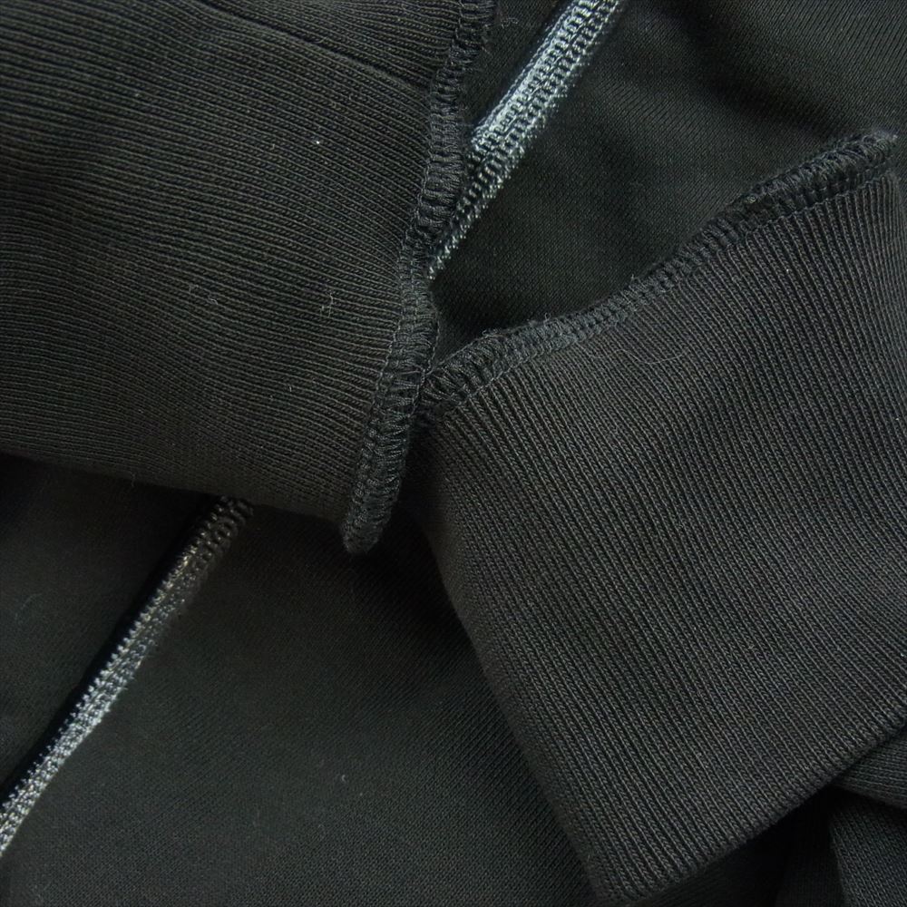 MONCLER モンクレール 21AW H20918G00035V8183 MAGLIA CARDIGAN フードロゴ刺繍 ジップ アップ スウェット パーカー ブラック系 M【中古】