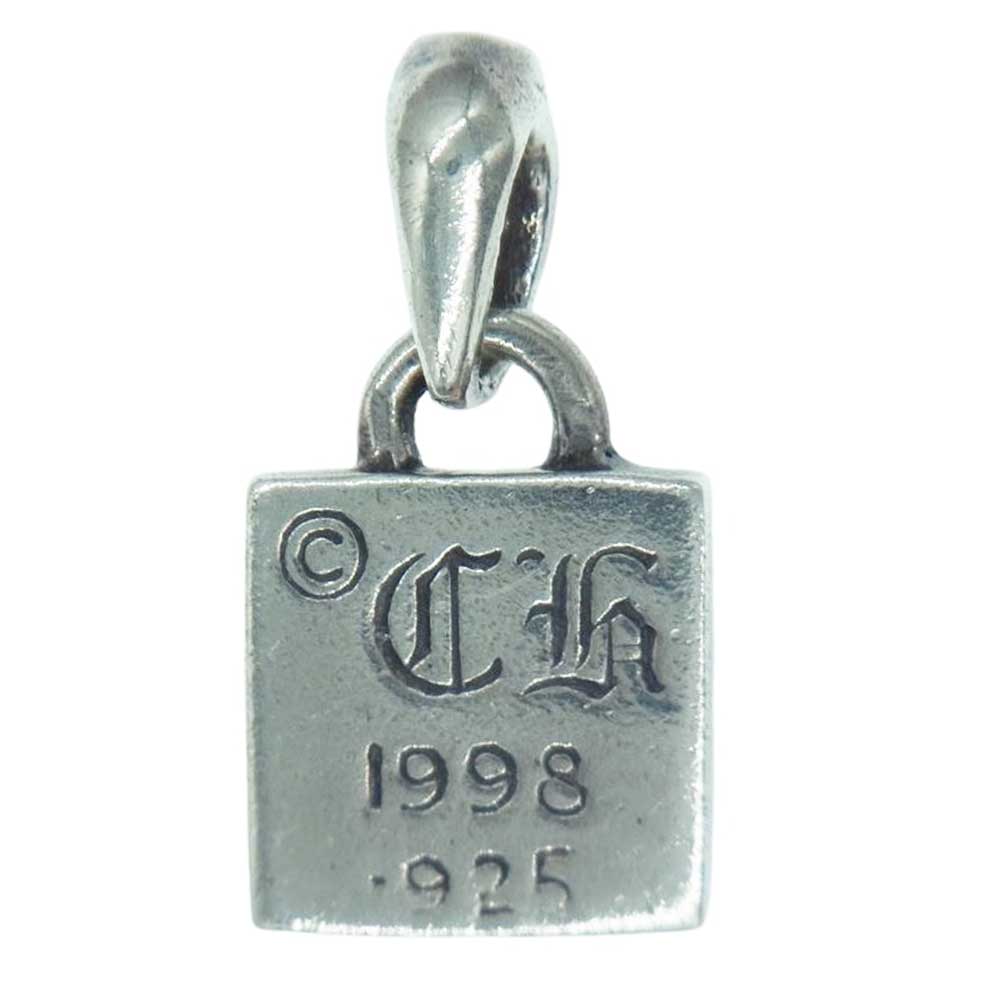 CHROME HEARTS クロムハーツ（原本有） フレームド CHプラス 1ダイヤ チャーム ペンダント トップ　 シルバー系【中古】