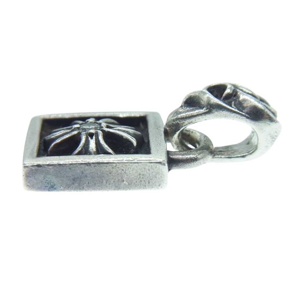 CHROME HEARTS クロムハーツ（原本有） フレームド CHプラス 1ダイヤ チャーム ペンダント トップ　 シルバー系【中古】