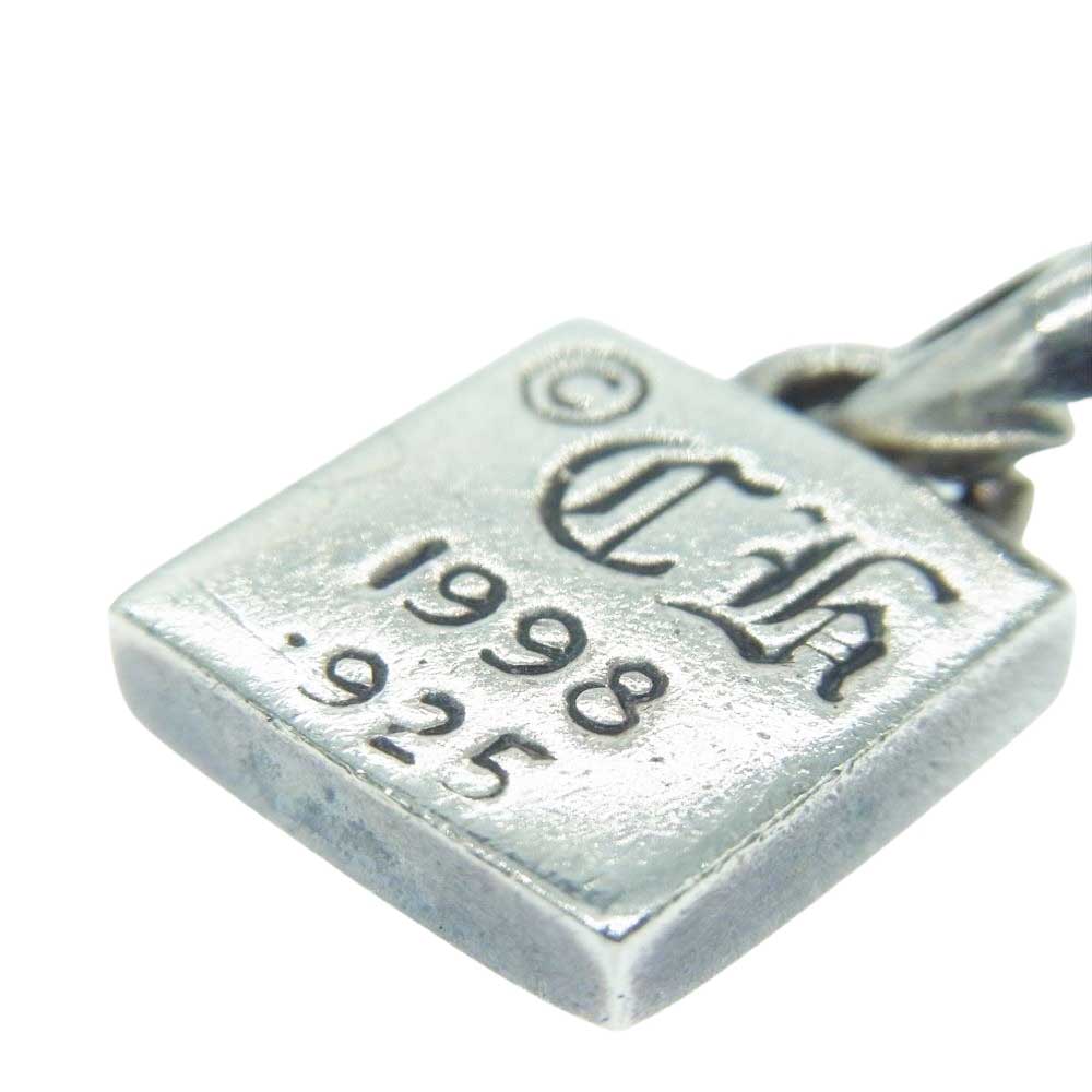 CHROME HEARTS クロムハーツ（原本有） フレームド CHプラス 1ダイヤ チャーム ペンダント トップ　 シルバー系【中古】