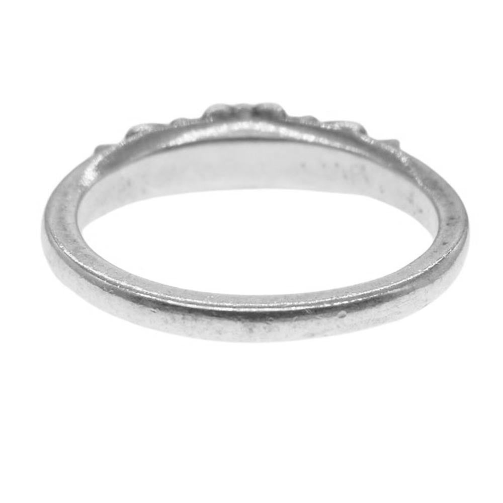 CHROME HEARTS クロムハーツ（原本無） BABY CLASSIC ベイビー クラシック フローラル クロス リング シルバー系 26号【中古】