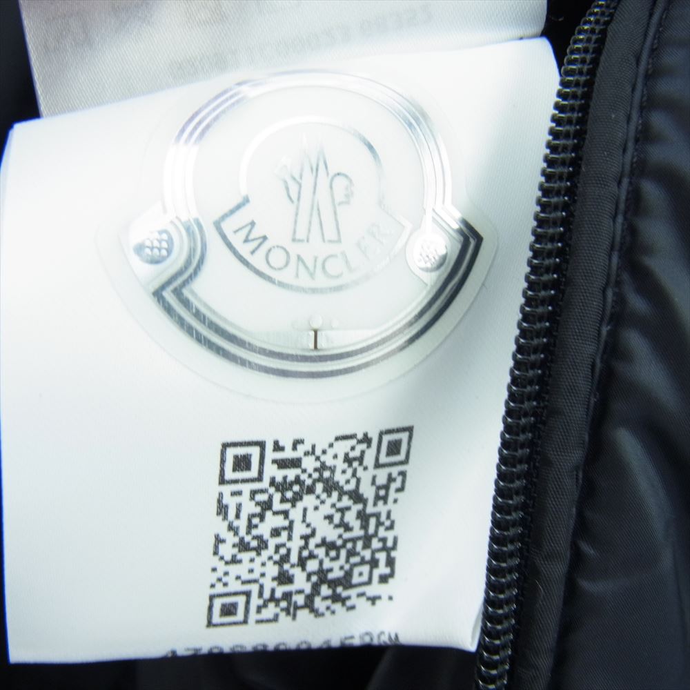 MONCLER モンクレール 21AW G20911C00023 68352 AJA GIUBBOTTO アジャ フーデット ダウン ジャケット コート ダウン コート ブラック系 2【中古】