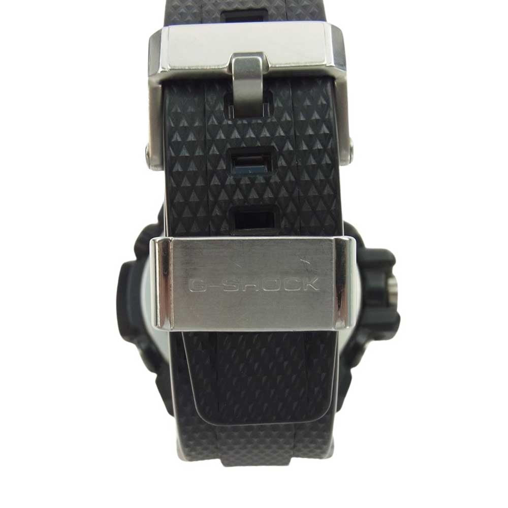 G-SHOCK ジーショック GST-B100 カーボンベゼル ラバーベルト タフソーラー 腕時計 ウォッチ ブラック系【中古】