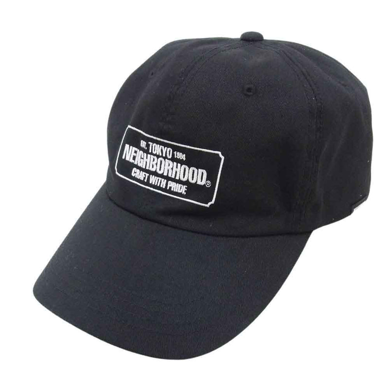 NEIGHBORHOOD ネイバーフッド 22AW 222YGNH-HT05 DAD CAP  キャップ 帽子 ブラック系 F【美品】【中古】