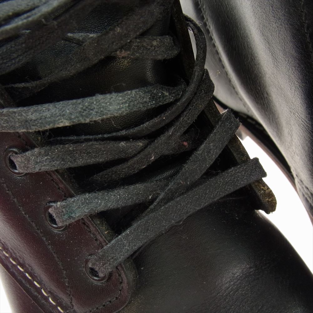 RED WING レッドウィング 9014 USA製 BECKMAN ROUND BOOTS ベックマン ラウンド レザー ブーツ ブラック系 26.5cm【中古】