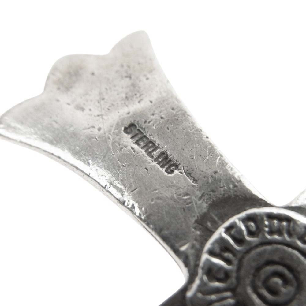 CHROME HEARTS クロムハーツ（原本無） CH CRS LG BC ラージクロス レザーブレード ボロチップ ネックレス ブラック系【中古】
