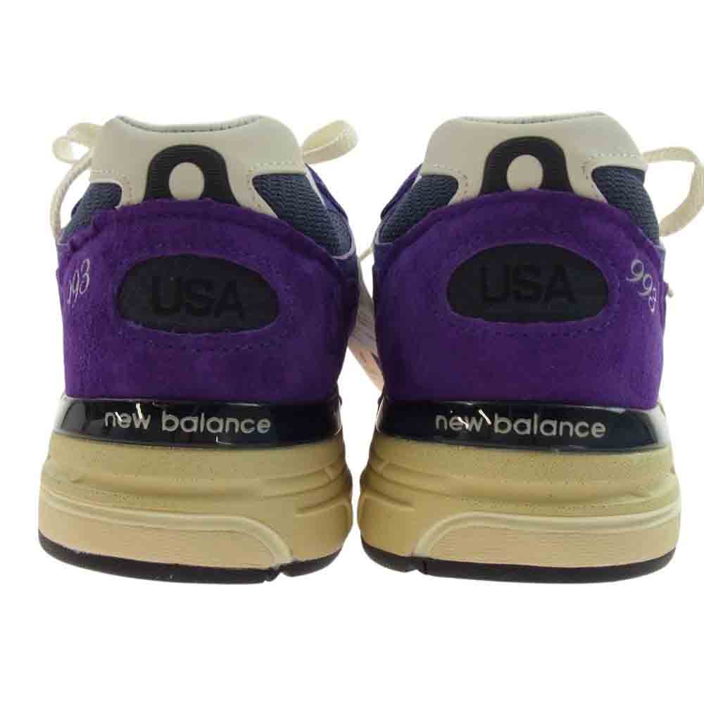 NEW BALANCE ニューバランス U993PG USA製 993 Teddy Santis Interstellar インターステラー スエード メッシュ スニーカー パープル系 26.5cm【新古品】【未使用】【中古】