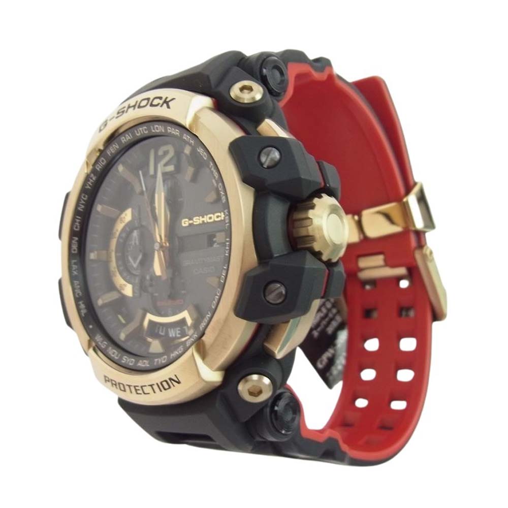 CASIO G-SHOCK カシオ ジーショック GPW-2000TFB-1AJR 35周年記念モデル MASTER OF G - AIR グラビティマスター GPS ハイブリッドソーラー 電波時計 Bluetooth搭載 リストウォッチ 腕時計 ブラック系【極上美品】【中古】