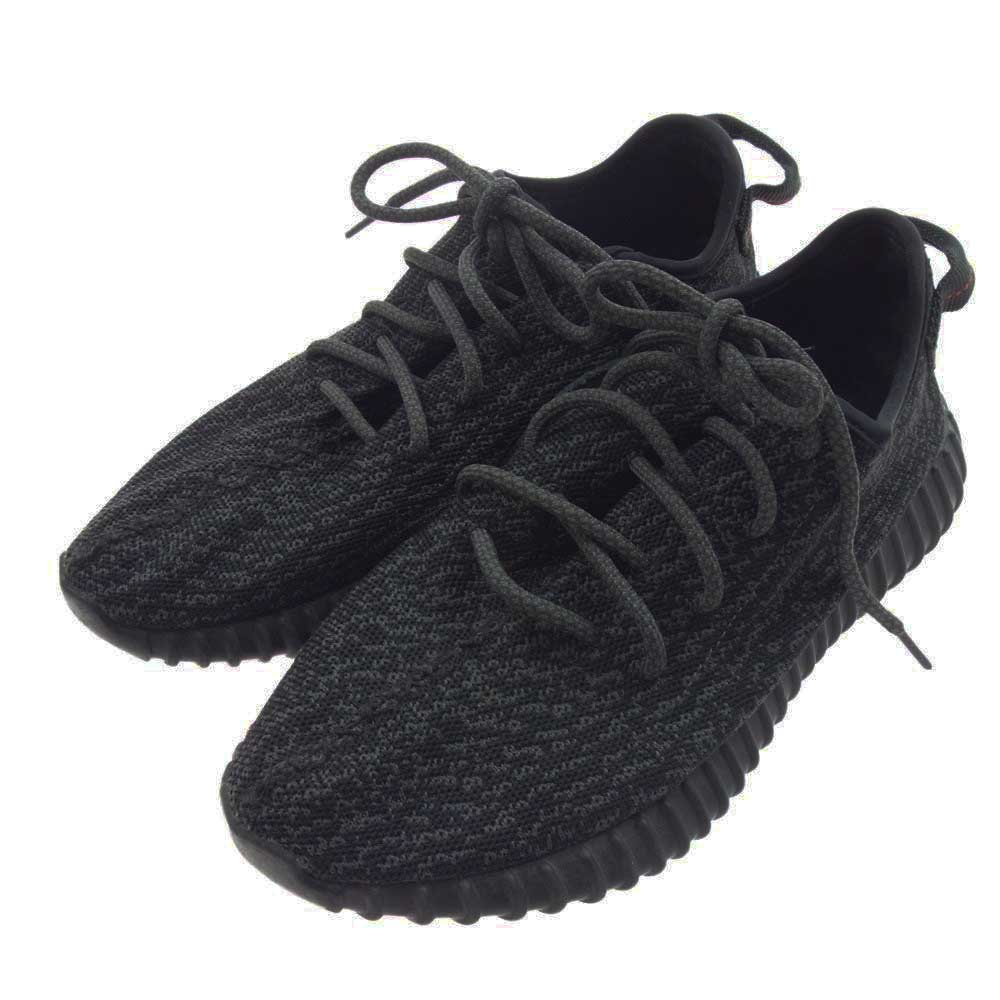 YEEZY BOOST イージーブースト AQ2659 イージーブースト 350 スニーカー ブラック ブラック系 25cm【中古】