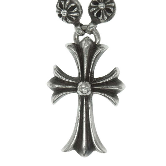 CHROME HEARTS クロムハーツ（原本無） #1 CRSBL CHN SML CH CRS クロスボールチェーン スモールCHクロス ネックレス シルバー系【中古】