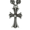 CHROME HEARTS クロムハーツ（原本無） #1 CRSBL CHN SML CH CRS クロスボールチェーン スモールCHクロス ネックレス シルバー系【中古】