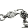 CHROME HEARTS クロムハーツ（原本無） #1 CRSBL CHN SML CH CRS クロスボールチェーン スモールCHクロス ネックレス シルバー系【中古】