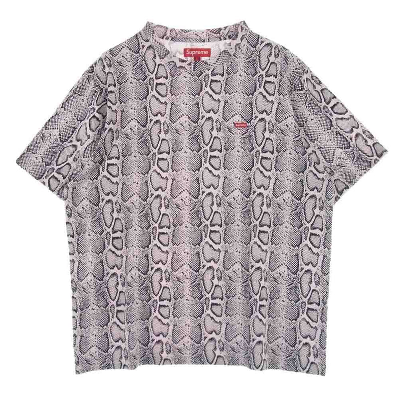 Supreme シュプリーム 24SS Small Box Tee Snake スモール ボックス 半袖 Tシャツ スネーク ライトピンク系 L【美品】【中古】