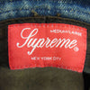 Supreme シュプリーム 24SS Chino Twill Crusher Hat チノ ツイル クラッシャー ハット インディゴブルー系 M/L【美品】【中古】