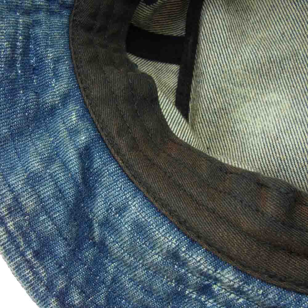 Supreme シュプリーム 24SS Chino Twill Crusher Hat チノ ツイル クラッシャー ハット インディゴブルー系 M/L【美品】【中古】