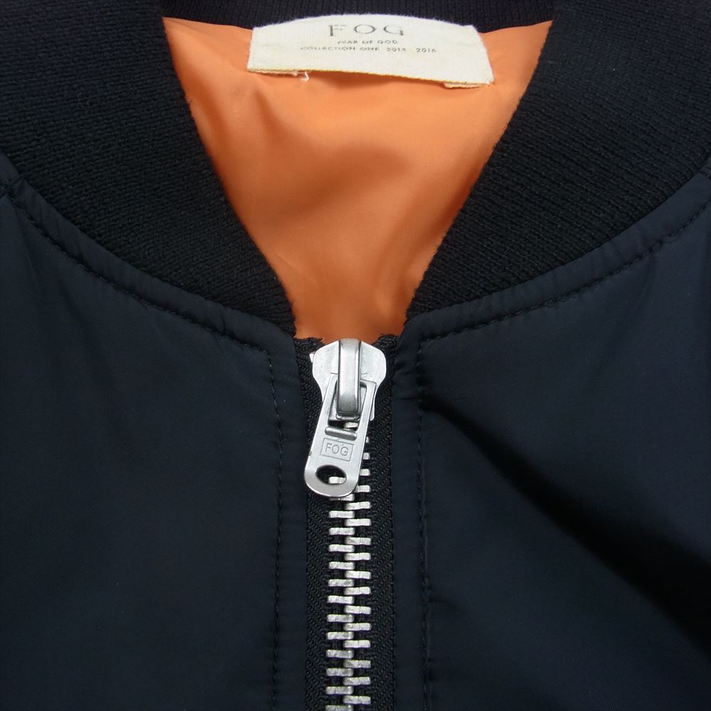 FEAR OF GOD　フィアオブゴッド　18AW　ノーカラージャケット　L FEAR OF GOD - NIKE X FEAR OF GOD HOODED BOMBER JACKET の通販 by