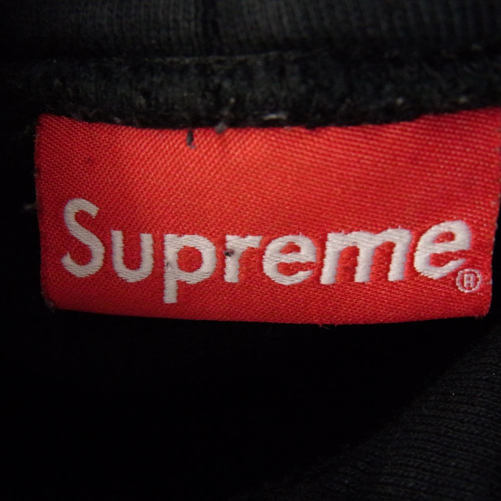 Supreme シュプリーム 18SS Sideline Hooded Sweatshirt サイドライン ロゴ スウェット パーカー ブラック系 L【中古】