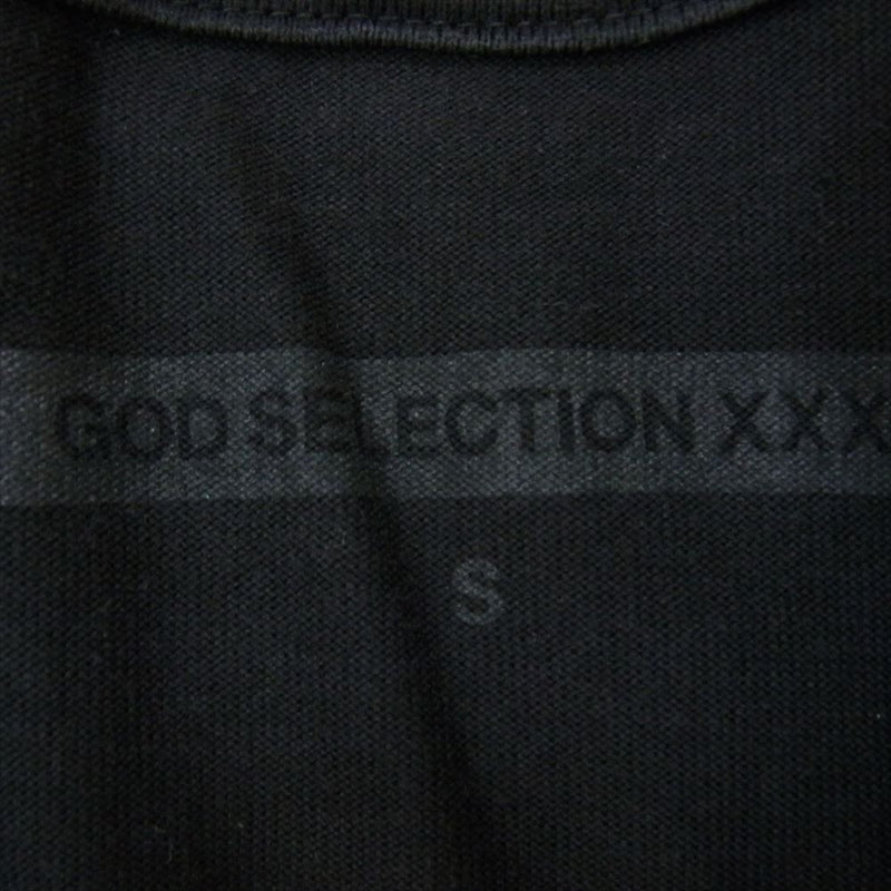 GOD SELECTION XXX ゴッドセレクション 16AW GEEK ヘイリーボールドウィン 半袖 Tシャツ カットソー ブラック系 S【中古】