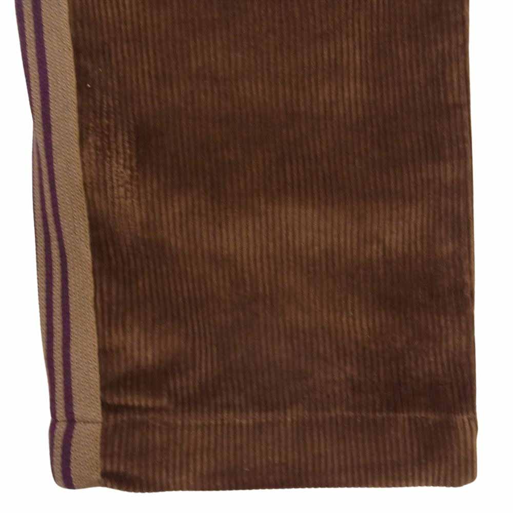 Needles ニードルス FK381 Narrow Track Pants ナロー トラック コーデュロイ パンツ ブラウン系 M【中古】