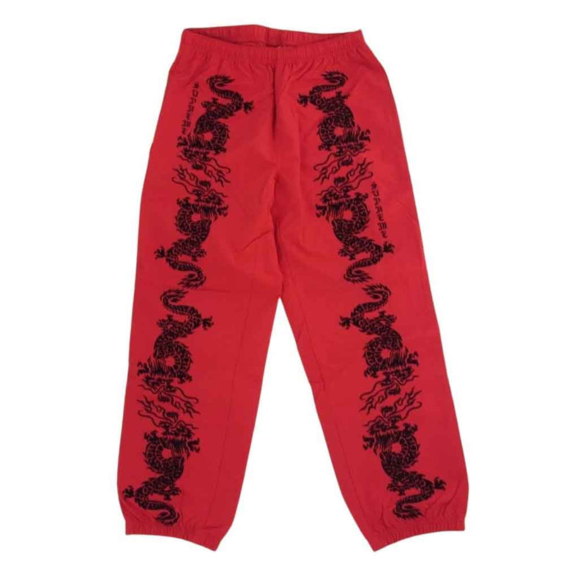 Supreme シュプリーム 21SS Dragon Track Pant ドラゴン トラック パンツ レッド レッド系 S【美品】【中古】