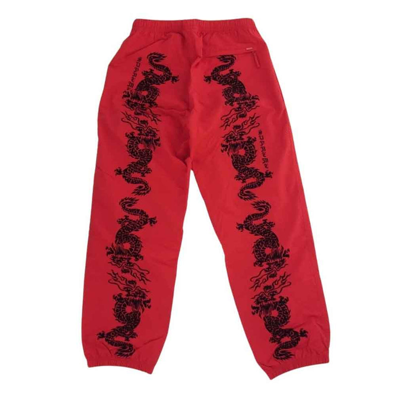 Supreme シュプリーム 21SS Dragon Track Pant ドラゴン トラック パンツ レッド レッド系 S【美品】【中古】