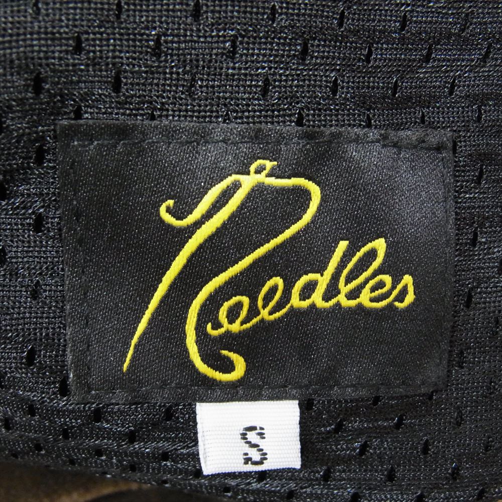 Needles ニードルス EJ202 Narrow Track Pants Velour ベロア ナロー トラック パンツ ブラウン系 S【中古】