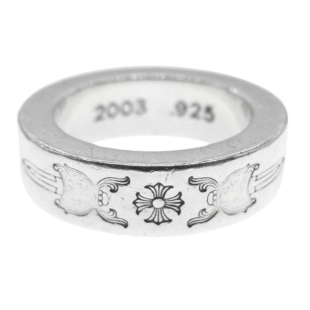 CHROME HEARTS クロムハーツ（原本無） 6mm SPACER DAGGER 6mm スペーサー ダガー リング シルバー系 7号【中古】