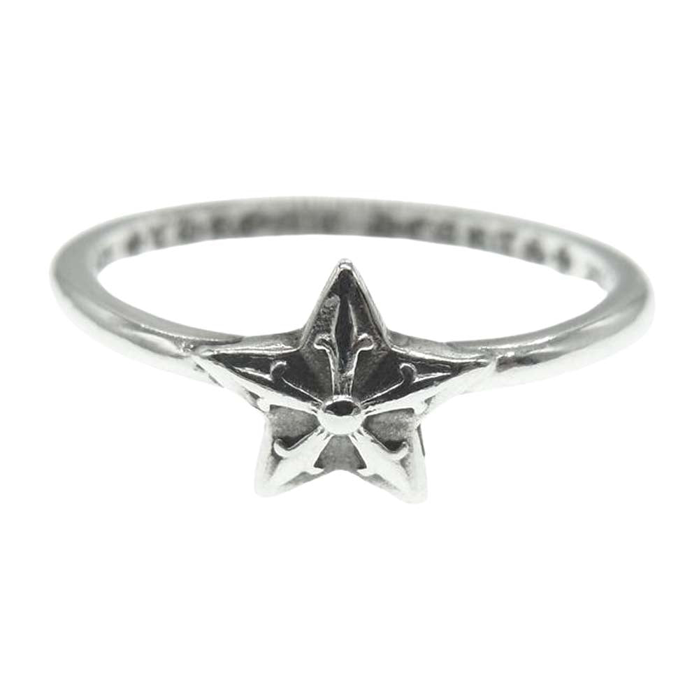 CHROME HEARTS クロムハーツ（原本無） BBLGM 5PT STAR バブルガム スター リング シルバー系 9号【中古】