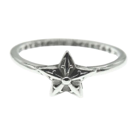 CHROME HEARTS クロムハーツ（原本無） BBLGM 5PT STAR バブルガム スター リング シルバー系 9号【中古】