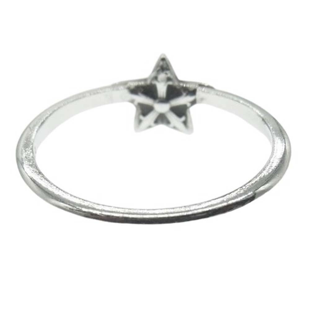 CHROME HEARTS クロムハーツ（原本無） BBLGM 5PT STAR バブルガム スター リング シルバー系 9号【中古】